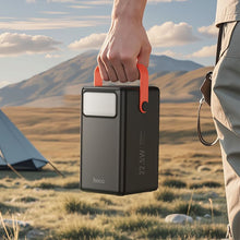 Заредете изображение във визуализатора на галерията – Powerbank Hoco 100000 mAh QC PD 2,4A 22,5W with built-in light J142 black
