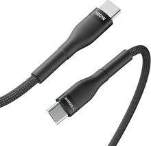 Заредете изображение във визуализатора на галерията – Cable Typ C to Typ C VEGER PD 5A 100W CC05 1,5 m black
