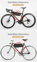Заредете изображение във визуализатора на галерията – Rockbros AS-043 bicycle bag with Velcro 3l - black

