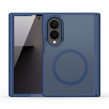 Заредете изображение във визуализатора на галерията – DUX DUCIS case YIND compatible with MagSafe for SAMSUNG Z Fold 8 dark blue
