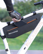 Заредете изображение във визуализатора на галерията – Rockbros AS-043 bicycle bag with Velcro 3l - black
