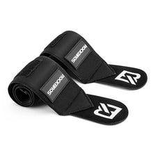 Заредете изображение във визуализатора на галерията – Rockbros 0431001 sports wristband - black (2 pcs.)
