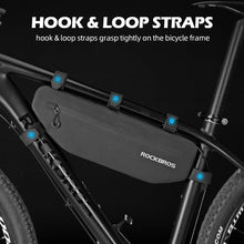 Заредете изображение във визуализатора на галерията – Rockbros AS-043 bicycle bag with Velcro 3l - black
