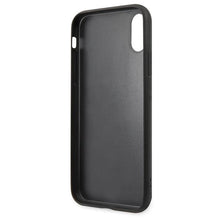 Заредете изображение във визуализатора на галерията – Karl Lagerfeld Saffiano Karl&amp;Choupette Head case for iPhone X/XS - black
