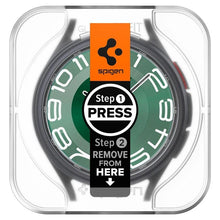 Заредете изображение във визуализатора на галерията – Spigen Glas.tR EZ Fit tempered glass for Samsung Galaxy Watch 6 Classic (47 mm) - 2 pcs.
