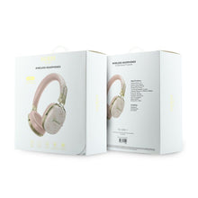 Заредете изображение във визуализатора на галерията – Wireless headphones Guess ENC Metal 4G Script Logo pink
