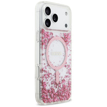 Заредете изображение във визуализатора на галерията – GUESS case for IPHONE 17 Pro Max compatible with MagSafe GUHMP17XRGRGEP (Resin Bottom Glitter) pink
