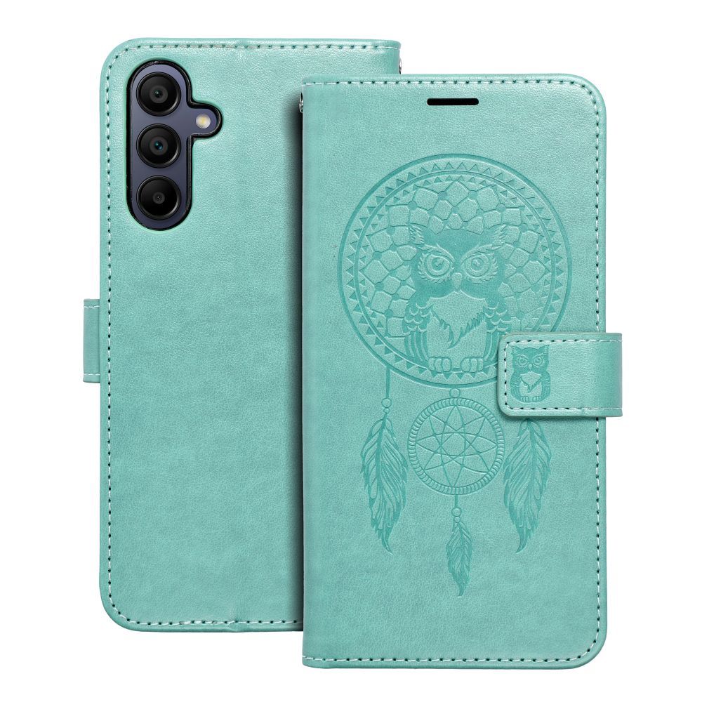 Калъф тип книга MEZZO за SAMSUNG A15 4G / A15 5G dreamcatcher зелен