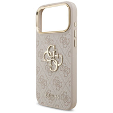 Заредете изображение във визуализатора на галерията – GUESS case for IPHONE 17 Pro Max GUHCP17XP4G4BCSP (PU W/ Big 4G Classic &amp; Big Strap Metal Buttons) pink
