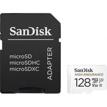 Заредете изображение във визуализатора на галерията – SANDISK memory card microSD 128GB 100MB/s class 10 with adapter
