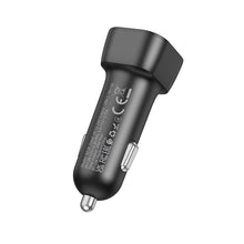 Заредете изображение във визуализатора на галерията – Borofone Car charger BZ28 Trophie - Type C - PD 30W 3A black
