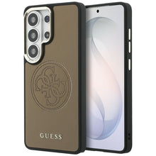 Заредете изображение във визуализатора на галерията – GUESS case for SAMSUNG S26 Ultra GUHMS26L5PG4SRGW (Perforated Logo MagSafe) brown
