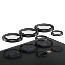 Заредете изображение във визуализатора на галерията – PanzerGlass Hoops Camera Protection for Samsung Galaxy S24 Ultra - with Black Frame
