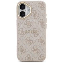 Заредете изображение във визуализатора на галерията – GUESS case for IPHONE 17 compatible with MagSafe GUHMP17SP4MSEGCP (PU 4G W/ Classic) pink

