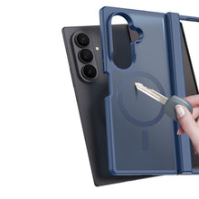 Заредете изображение във визуализатора на галерията – DUX DUCIS case YIND compatible with MagSafe for SAMSUNG Z Fold 8 Ultra dark blue
