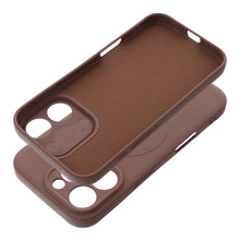 Заредете изображение във визуализатора на галерията – SILICONE MAG COVER case compatible with MagSafe for IPHONE 17 Pro brown
