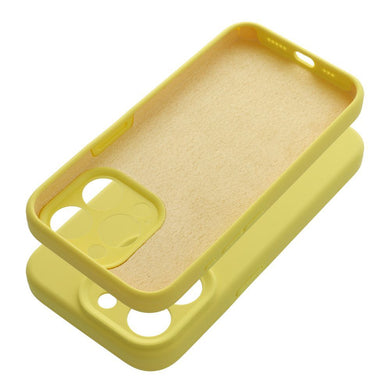 Case SILICONE 2mm for IPHONE 16 Pro Max lemon