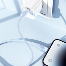 Заредете изображение във визуализатора на галерията – HOCO cable Type C to Lightning PD 27W X114 1 m blue
