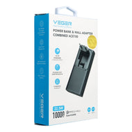 Външна батерия Veger ACE100 (W1146) PD QC3.0 20W 10000 mAh - черна
