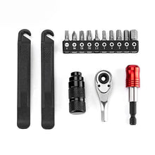 Заредете изображение във визуализатора на галерията – Rockbros 43210049001 bicycle repair kit - black
