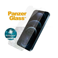 Заредете изображение във визуализатора на галерията – PanzerGlass Standard Super+ antibacterial tempered glass for iPhone 12 Pro Max
