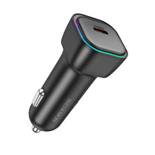Заредете изображение във визуализатора на галерията – Borofone Car charger BZ28 Trophie - Type C - PD 30W 3A black
