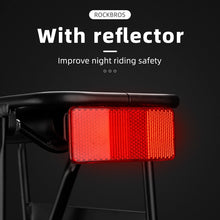 Заредете изображение във визуализатора на галерията – Rockbros 33210004001 bicycle rack with shelf - black
