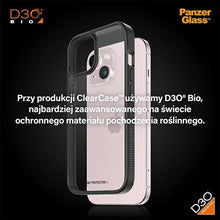 Заредете изображение във визуализатора на галерията – Military Grade Certified PanzerGlass ClearCase iPhone 15 Case - Transparent &amp; Black
