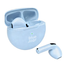 Заредете изображение във визуализатора на галерията – Wireless earbuds BLUE STAR Circle Beat TX3 TWS blue

