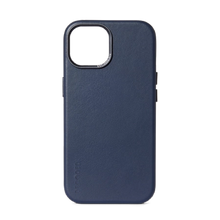 Заредете изображение във визуализатора на галерията – Decoded Leather Case with MagSafe for iPhone 15 - blue
