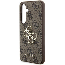 Заредете изображение във визуализатора на галерията – Original Case GUESS - hardcase 4G Big Metal Logo GUHCSA354GMGBR for Samsung Galaxy A35 Brown
