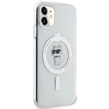 Заредете изображение във визуализатора на галерията – Karl Lagerfeld IML Choupette MagSafe case for iPhone 11 / Xr - transparent

