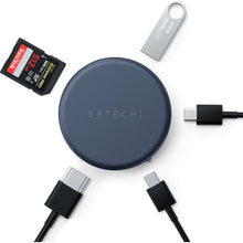 Заредете изображение във визуализатора на галерията – Adapter HUB 5in1 USB C Satechi OntheGo STPOTG5B indigo
