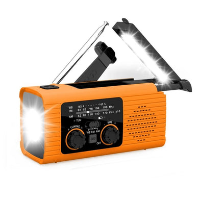 PRISTAR radio FM with flashlight 4000 mAh YX318 orange