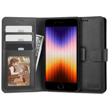 Заредете изображение във визуализатора на галерията – Tech-Protect Wallet case for iPhone 7 / 8 / SE 2020 / 2022 - black
