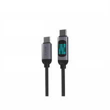 Заредете изображение във визуализатора на галерията – X-ONE FlowLink Running LED data cable - type C to C - 5A max 100W 1,2m black

