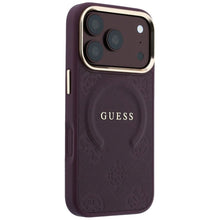 Заредете изображение във визуализатора на галерията – Case for IPHONE 18 Pro/17 Pro compatible with MagSafe (Saffiano Peony Ring) brown
