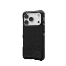 Заредете изображение във визуализатора на галерията – UAG Urban Armor Gear case METROPOLIS LT compatible with MagSafe for IPHONE 17 Pro kevlar black
