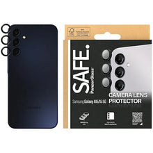 Заредете изображение във визуализатора на галерията – SAFE by PanzerGlass camera cover for Samsung Galaxy A15 / A15 5G - with black frame
