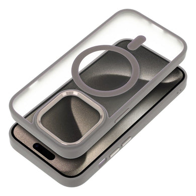 MATTE MAG COVER case compatible with MagSafe for IPHONE 17 Pro titanium