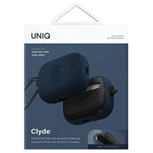 Заредете изображение във визуализатора на галерията – Uniq Clyde Lock Case for AirPods Pro 2 (2022/2023) - blue-dark gray
