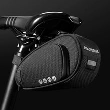 Заредете изображение във визуализатора на галерията – Rockbros C40 bicycle bag under the saddle - black
