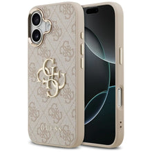 Заредете изображение във визуализатора на галерията – GUESS case for IPHONE 17 GUHCP17S4GMGCPI (PU W/ Big 4G Classic Logo) gold pink
