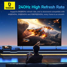 Заредете изображение във визуализатора на галерията – Baseus High Definition Series BS-OH139 USB-C / DP 8K PD 100W 1.5m cable - black
