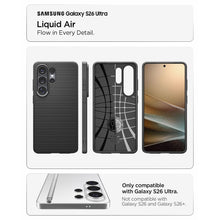 Заредете изображение във визуализатора на галерията – SPIGEN case LIQUID AIR for SAMSUNG S26 Ultra matte black
