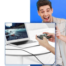 Заредете изображение във визуализатора на галерията – Ugreen US284 70255 USB-A (straight) / USB-C (angled) cable 3A 3m - gray

