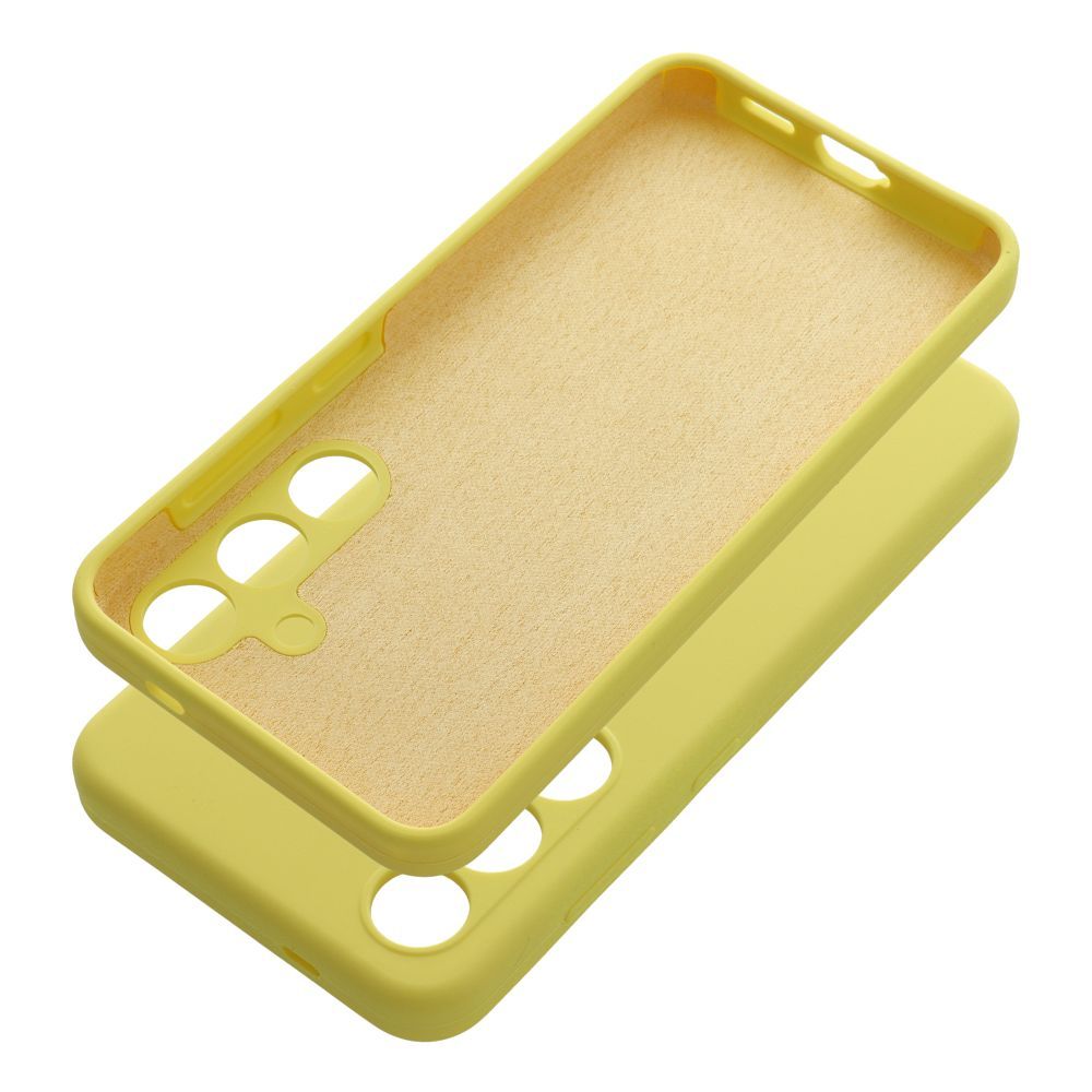 Case SILICONE 2mm for SAMSUNG S26 Ultra compatible with MagSafe lemon