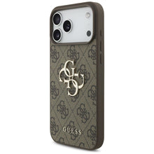 Заредете изображение във визуализатора на галерията – GUESS case for IPHONE 18 Pro Max / 17 Pro Max GUE005598 (4G PU Big Logo) brown
