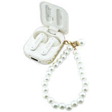 Заредете изображение във визуализатора на галерията – Wireless earphone GUESS TWS Pearl Strap GUE005327 white
