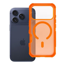 Заредете изображение във визуализатора на галерията – Case for iPhone 18 Pro / 17 Pro Forcell F-Protect BumperX Premium compatible with MagSafe orange
